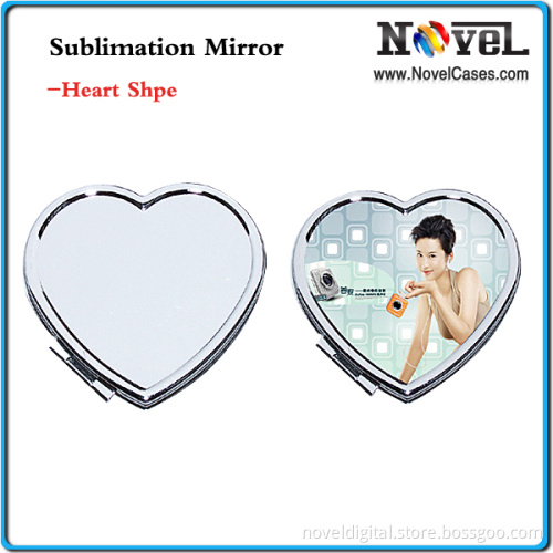 Sublimation Mirror with Heart Shape